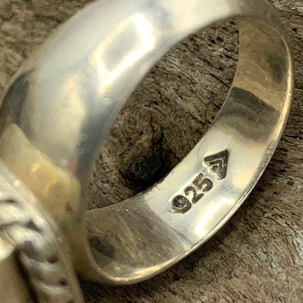 Silpada Silver Square-Cut Crystal Ring - image 4